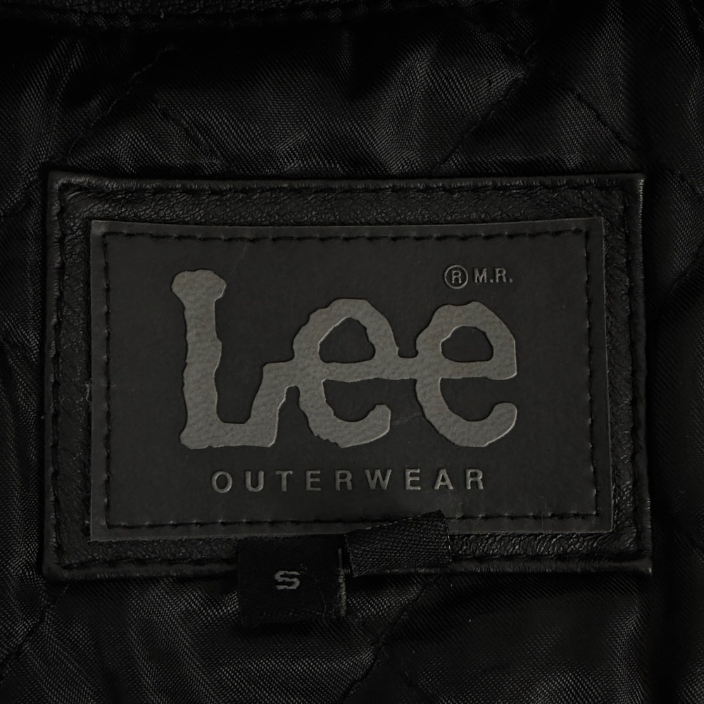 Lee Outerwear Double Breasted Genuine Leather Car Coat Quilted Lining Mens Small - Picture 11 of 14